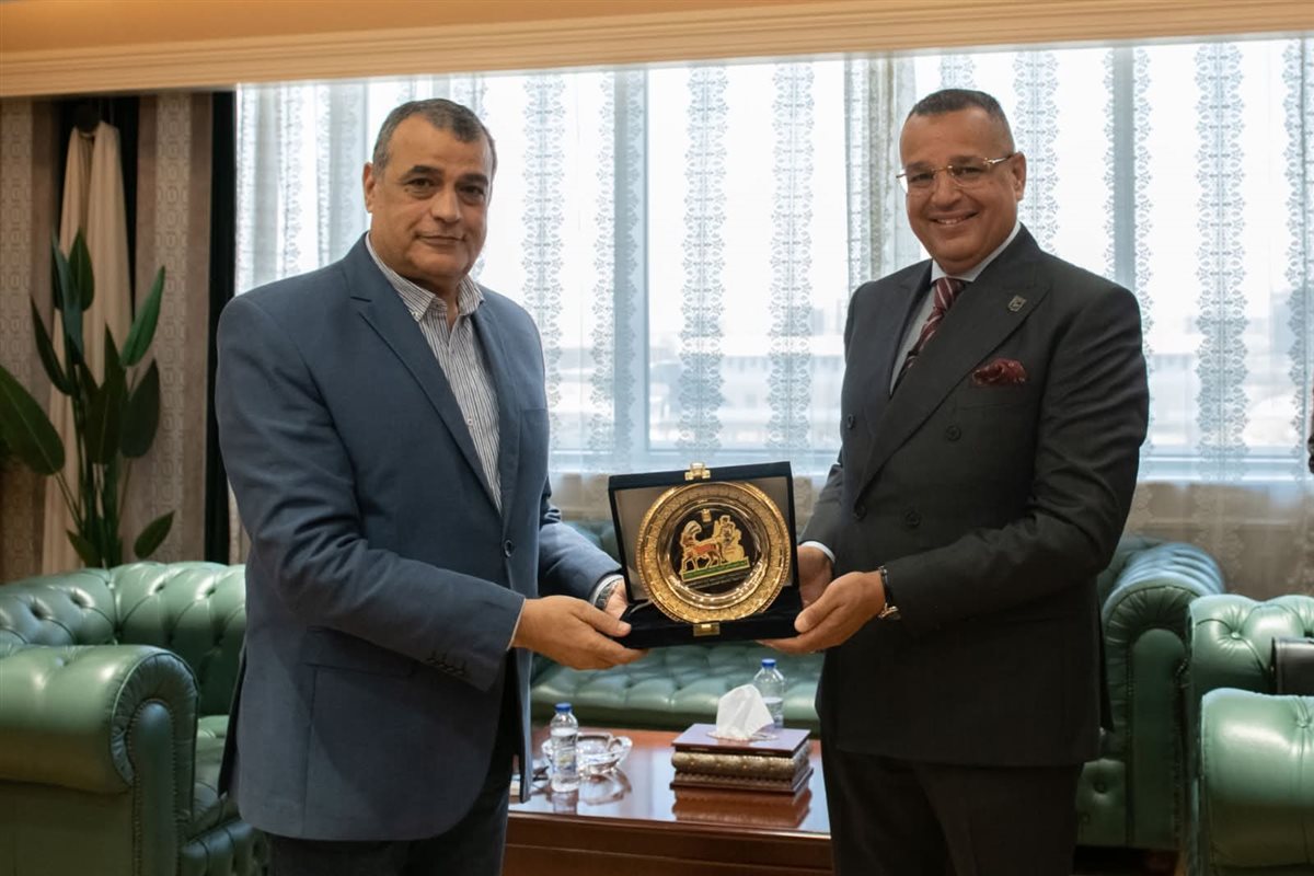 وزير الإنتاج الحربى مع محافظ جنوب سيناء 