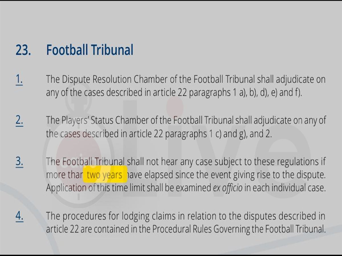 نص لائحة فيفا