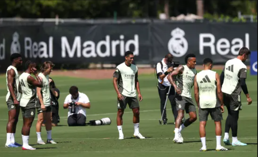 تدريبات لاعبي ريال مدريد