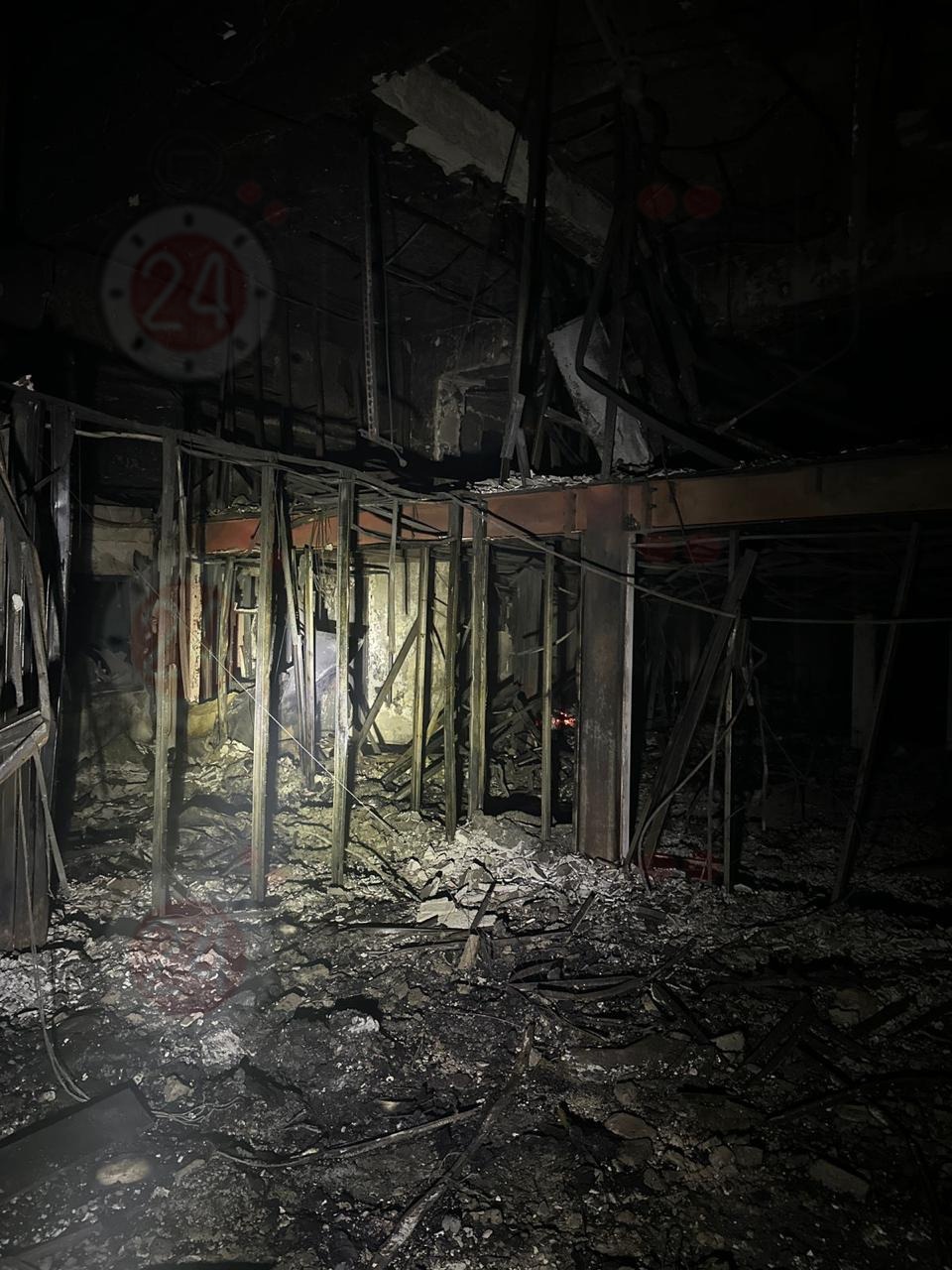 حريق سنترال رمسيس