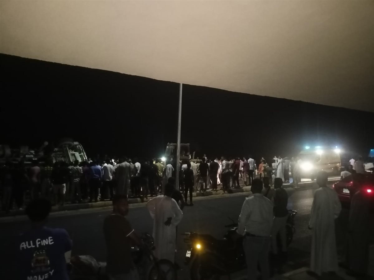 جانب من الحادث 