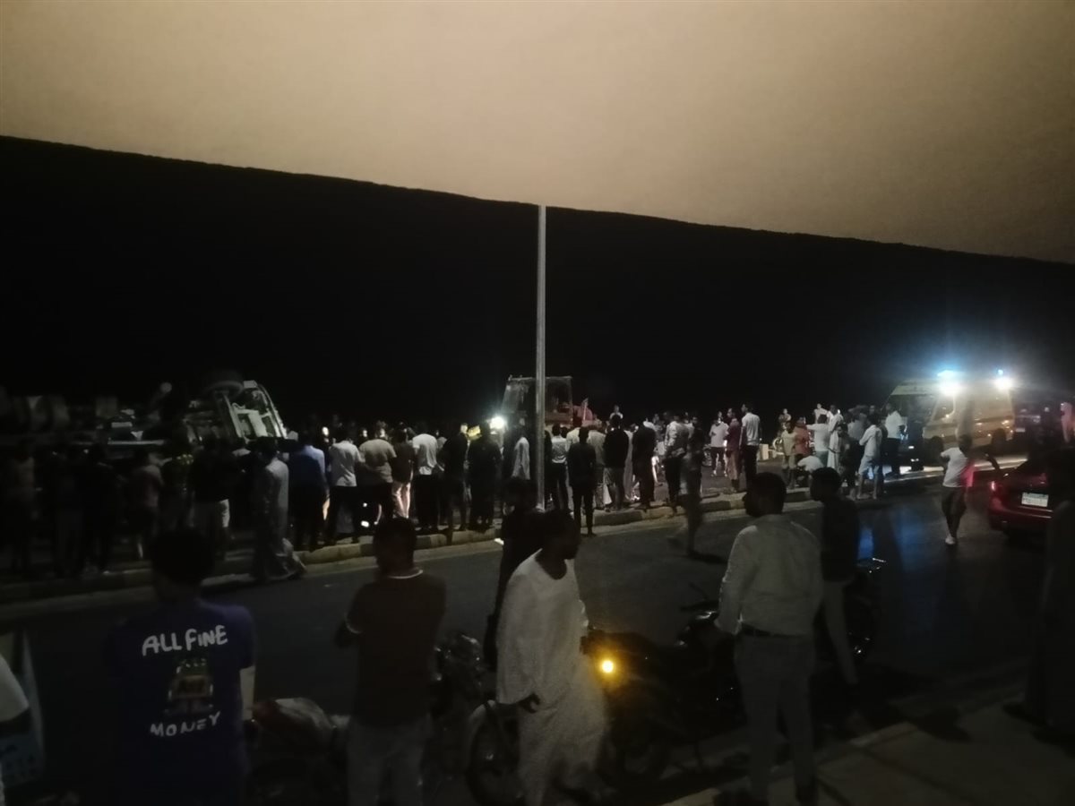 جانب من الحادث 