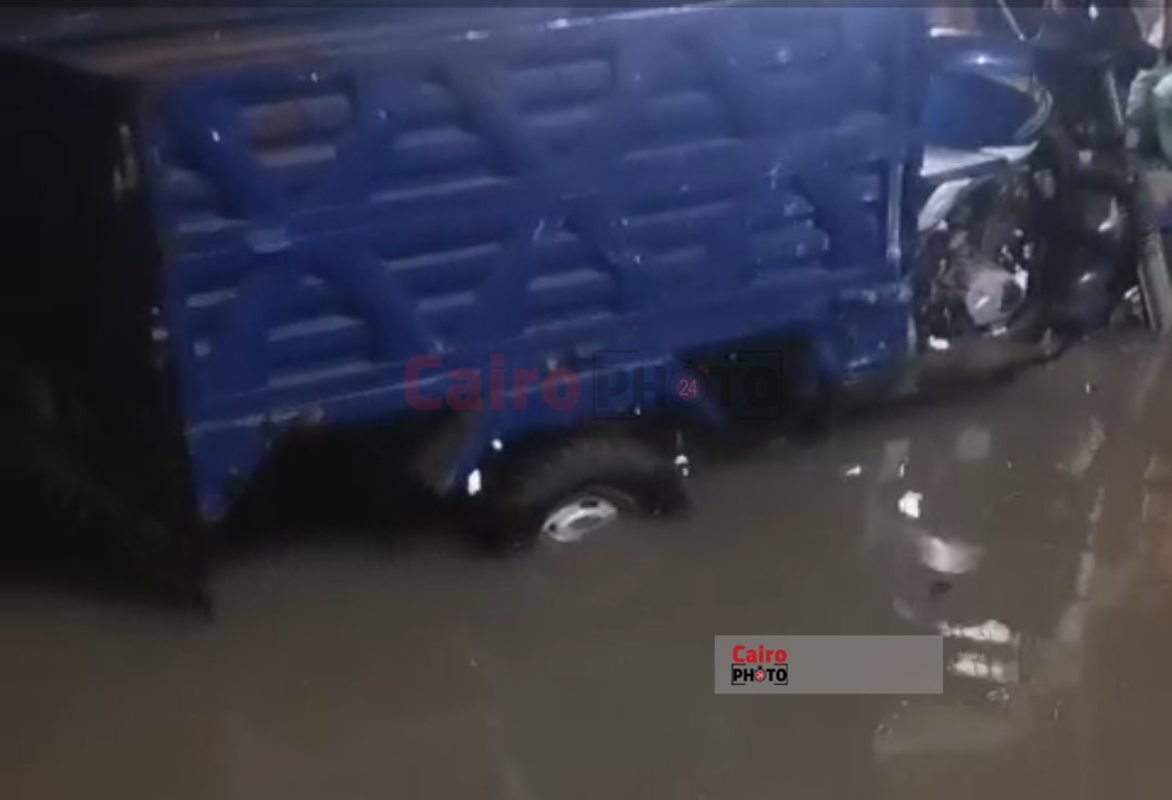 غرق حي مبارك ببورسعيد بالمياه 