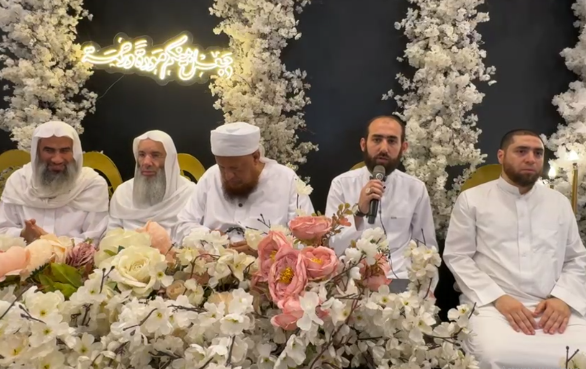 الشيخ محمد حسان فى عقد قران ابنة مصطفى العدوي