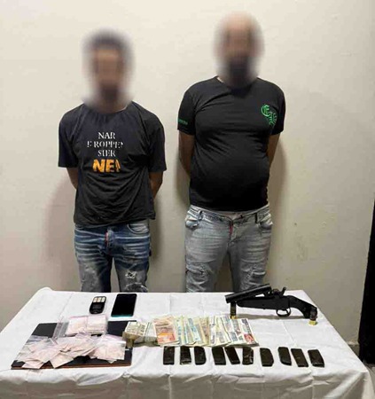 القبض علي شخصين روجوا لبيع المخدرات بموتوسيكل في القليوبية 