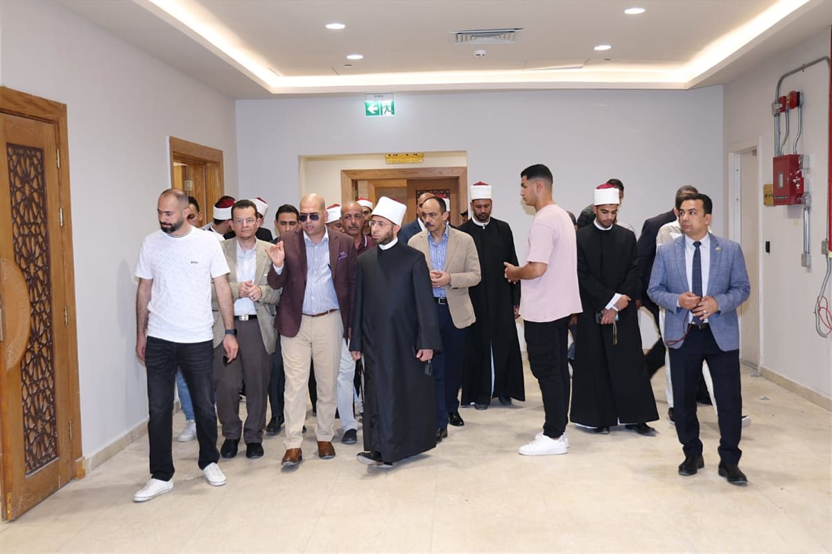 وزير الأوقاف يتفقد مسجد العلي العظيم بالقاهرة