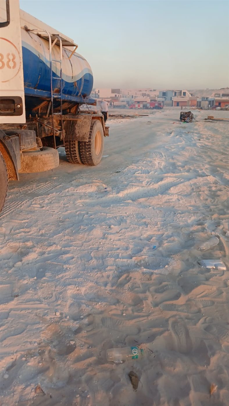 صورة من موقع الحريق