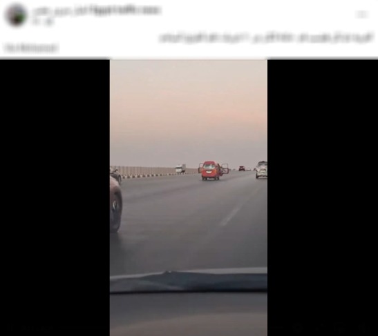 ضبط سائق سيارة لاستعراضه بها على الطريق السياحي بالجيزة