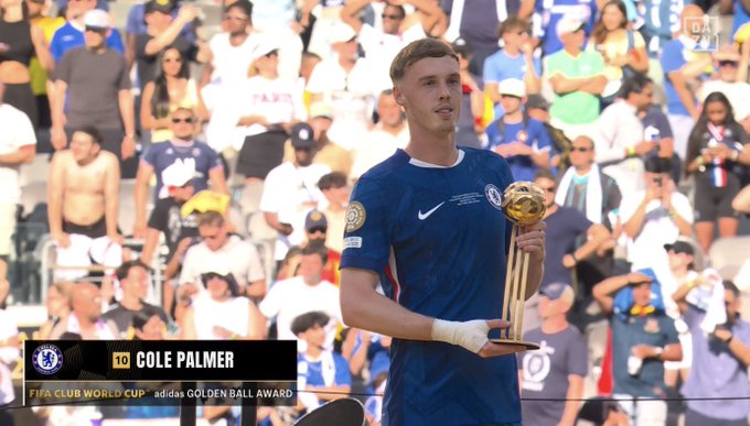 <strong>كول بالمر لاعب تشيلسي أفضل لاعب في كأس العالم للأندية 2025</strong>