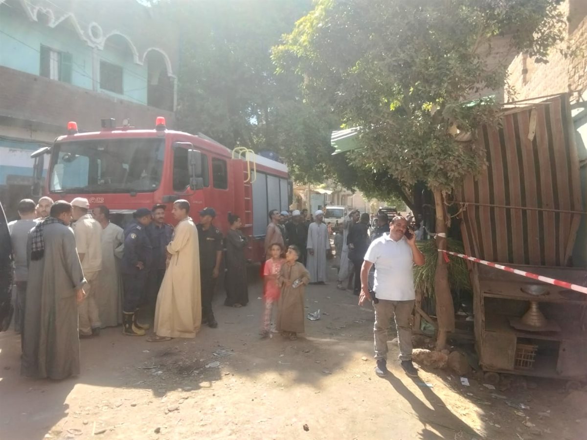 انهيار منزل بأسيوط