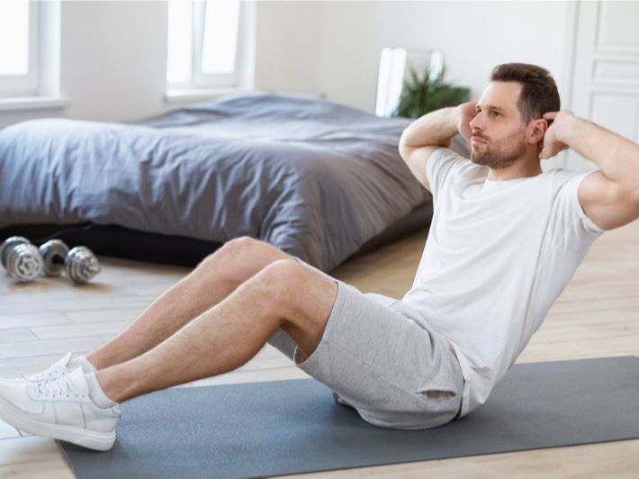 أفضل تمارين شد البطن في البيت بدون معدات