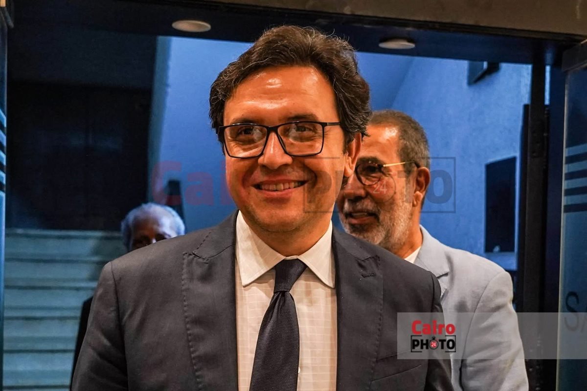 وزير الثقافة يفتتح مقر جمعية المؤلفين والملحنين الجديد ومدحت العدل يستقبله