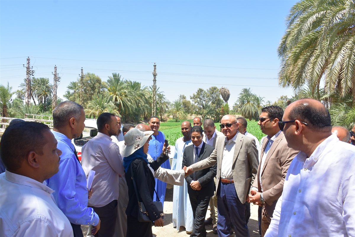 محافظ الأقصر وجولة تفقدية بالحميدات 