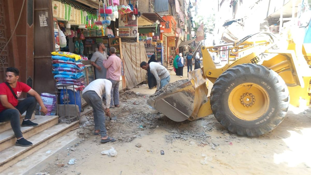 أعمال التجريد بشارع بين المزارع