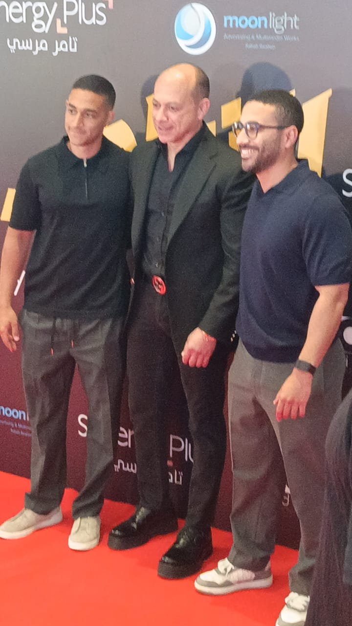 المنتج تامر مرسي من العرض الخاص لفيلم