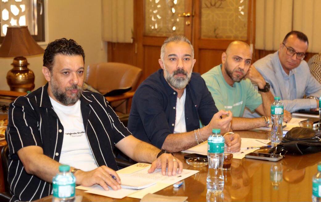 لقطات من اجتماع اللجنة العليا للدورة 33 من مهرجان ومؤتمر الموسيقى العربية