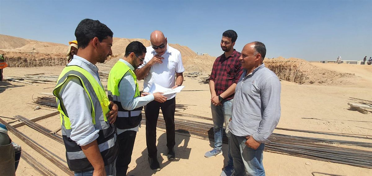 هشام نصر يُتابع أعمال إنشاء فرع الزمالك بمدينة 6 أكتوبر