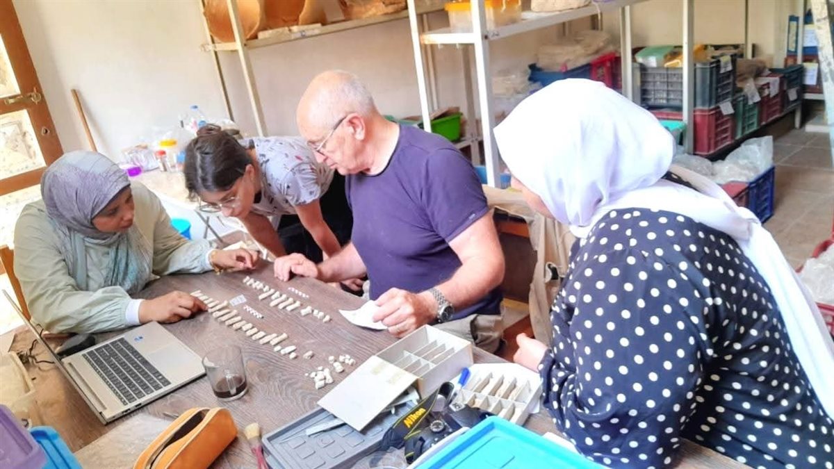 دراسة اللقى الأثرية المكتشفة بجزيرة في الإسكندرية خلال موسم ربيع 2025