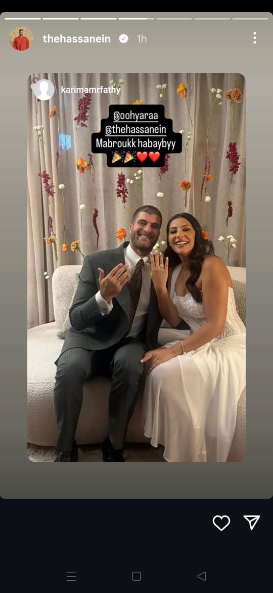 خطوبة الفنان أحمد حسانين على فتاة من خارج الوسط الفني