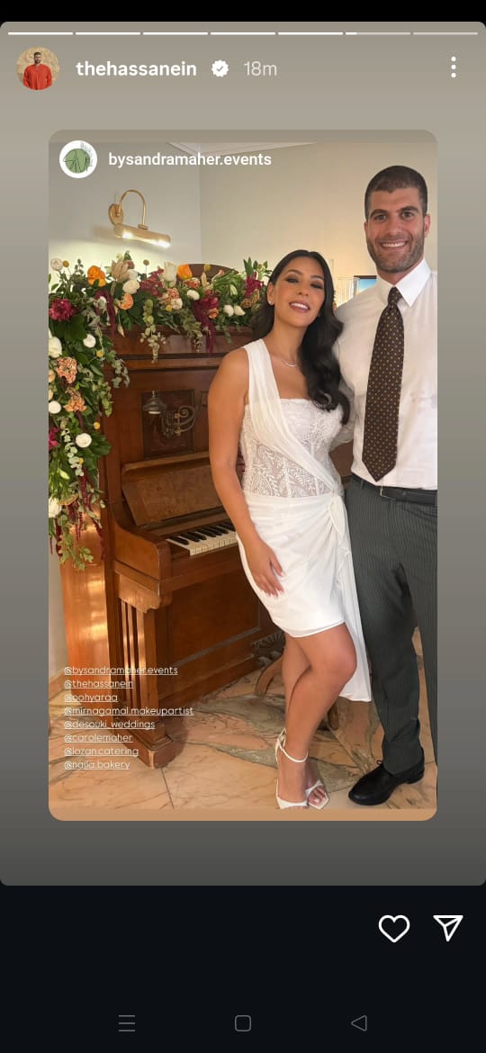 خطوبة الفنان أحمد حسانين على فتاة من خارج الوسط الفني