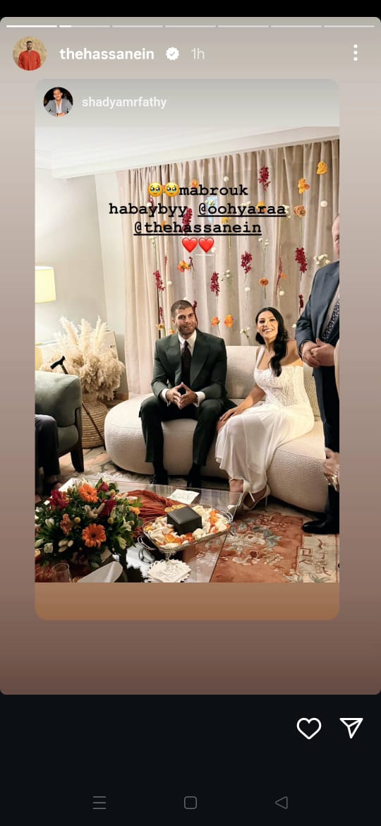 خطوبة الفنان أحمد حسانين على فتاة من خارج الوسط الفني