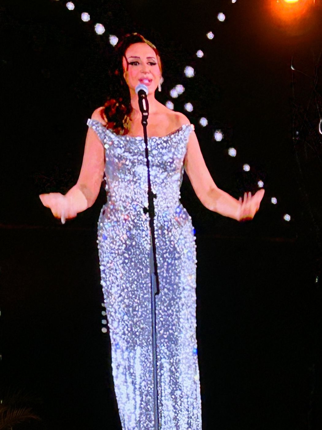 أنغام تشعل حفلها بمهرجان العلمين الجديد بنستخته الثالثة