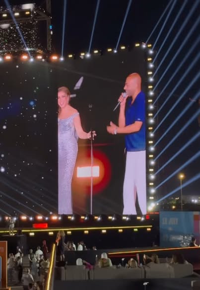 تامر عاشور مفاجأة حفل أنغام في مهرجان العلمين