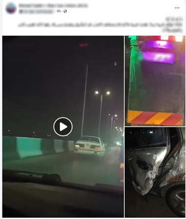 ضبط سائق صدم سيارة وهرب في الشرقية بعد تداول فيديو الواقعة