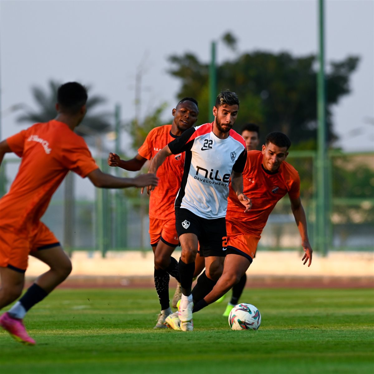 <strong>صور من مباراة الزمالك والشمس الودية </strong>