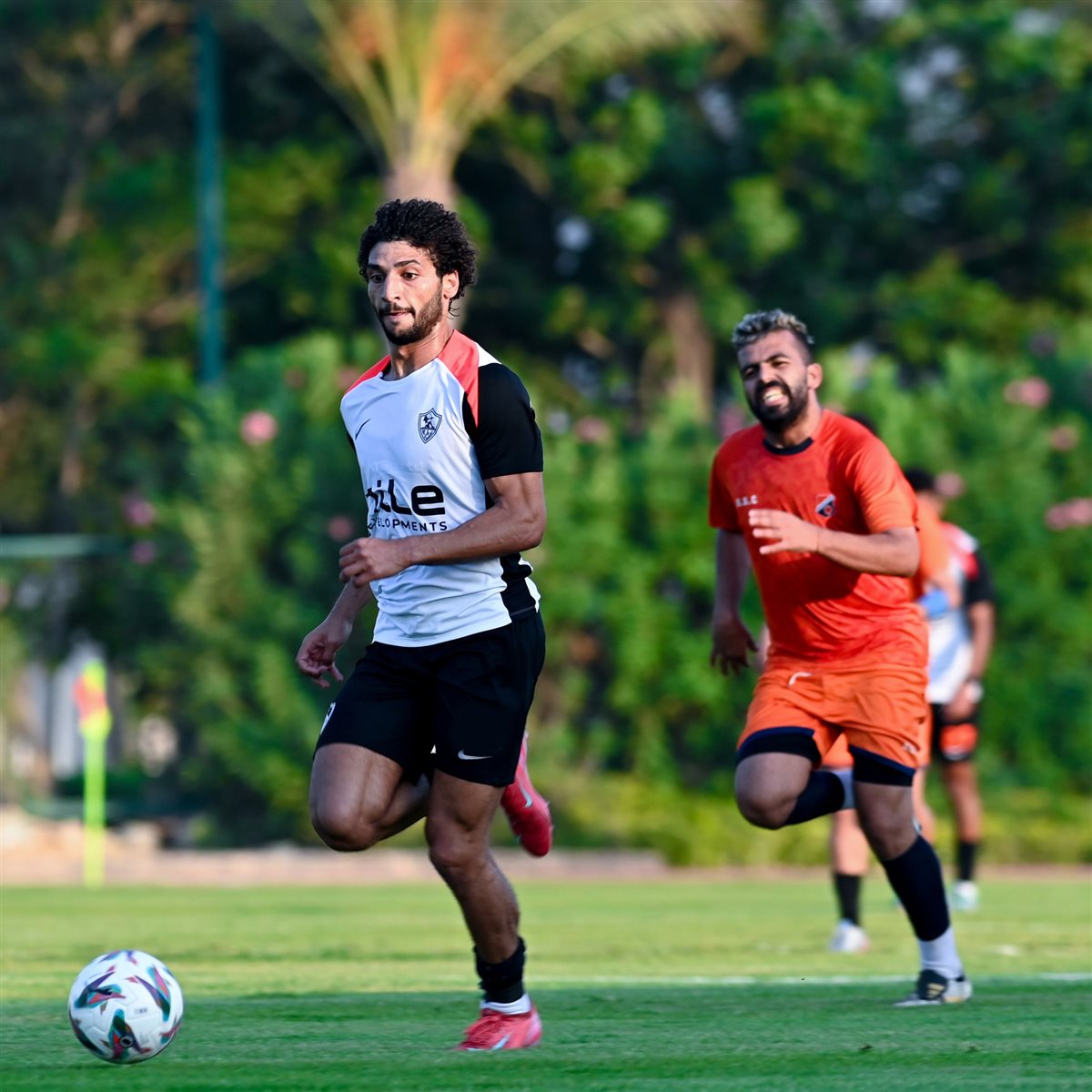 <strong>صور من مباراة الزمالك والشمس الودية </strong>