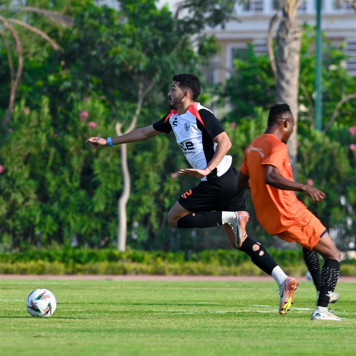 <strong>صور من مباراة الزمالك والشمس الودية </strong>