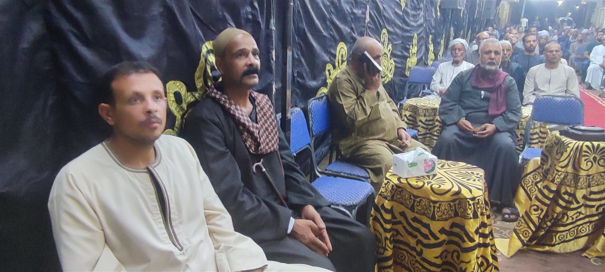 عزاء الصغير الذي قتلة والدة بسوهاج