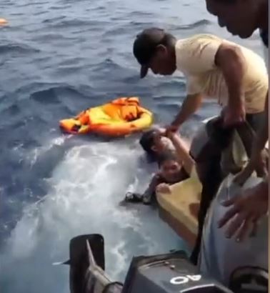 حريق السفينة