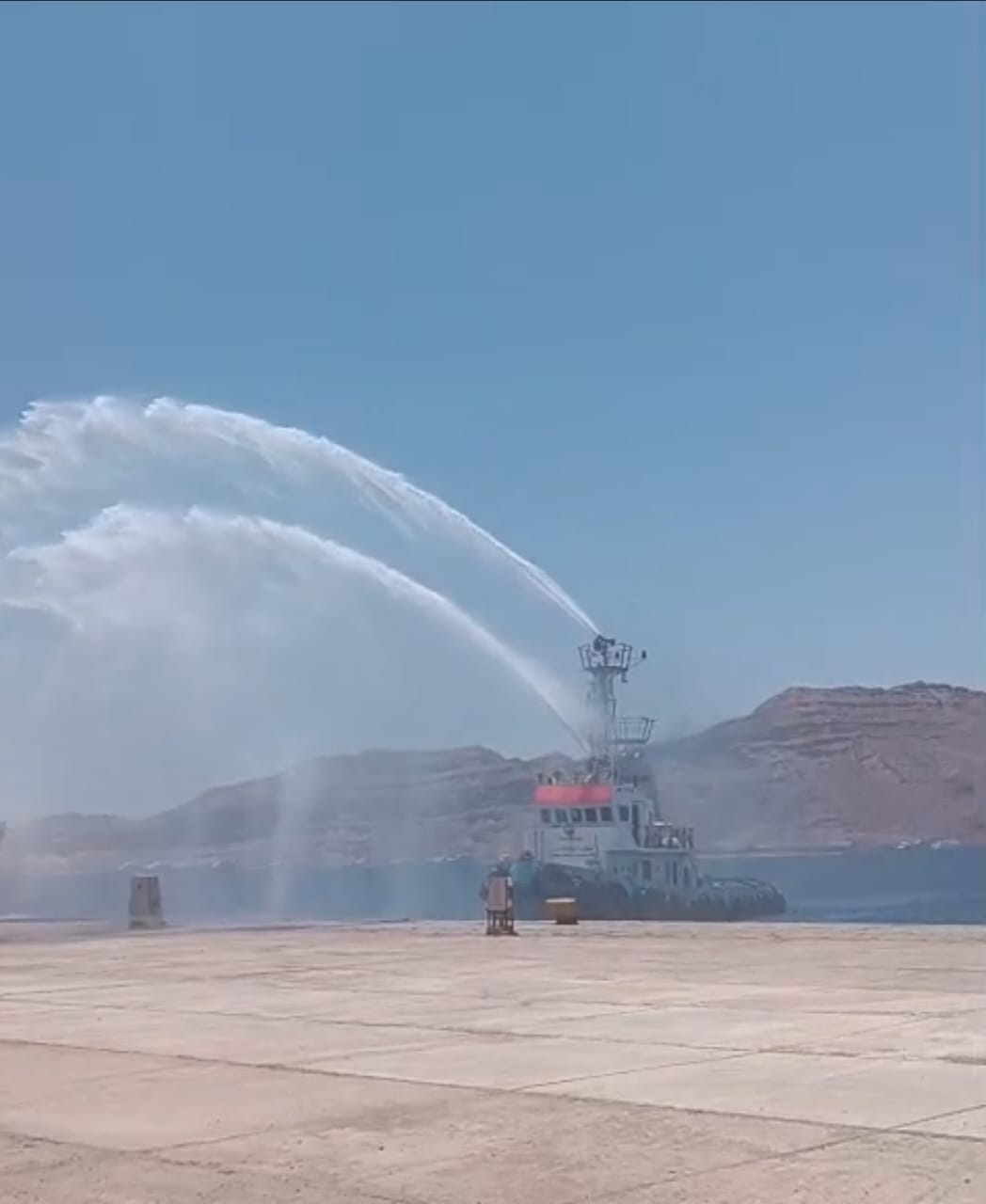 تفقد ميناء شرم الشيخ