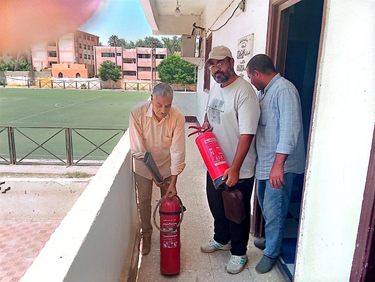 وكيل وزارة الشباب والرياضة خلال جولته صباح اليوم