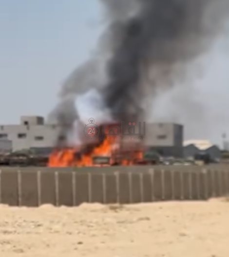 حريق مصنع لصناعة النسكافيه والكباتشبنو بالمنطقة الصناعية (4)