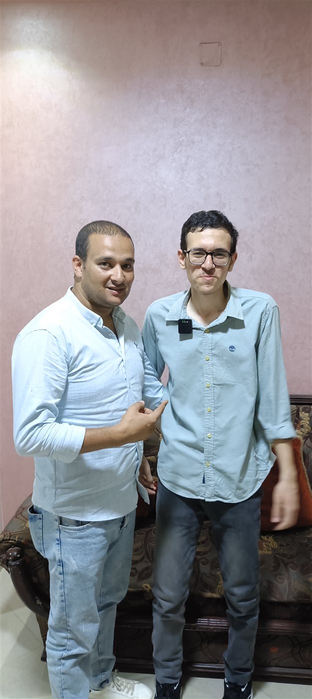 عبد الرحمن ابن سرس الليان بالمنوفية مع صحفي القاهرة 24