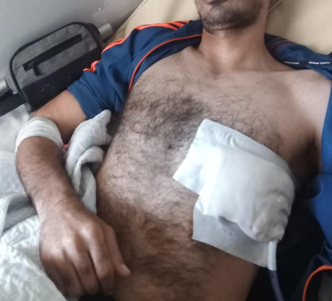 الشاب الذي تعرض للاعتداء