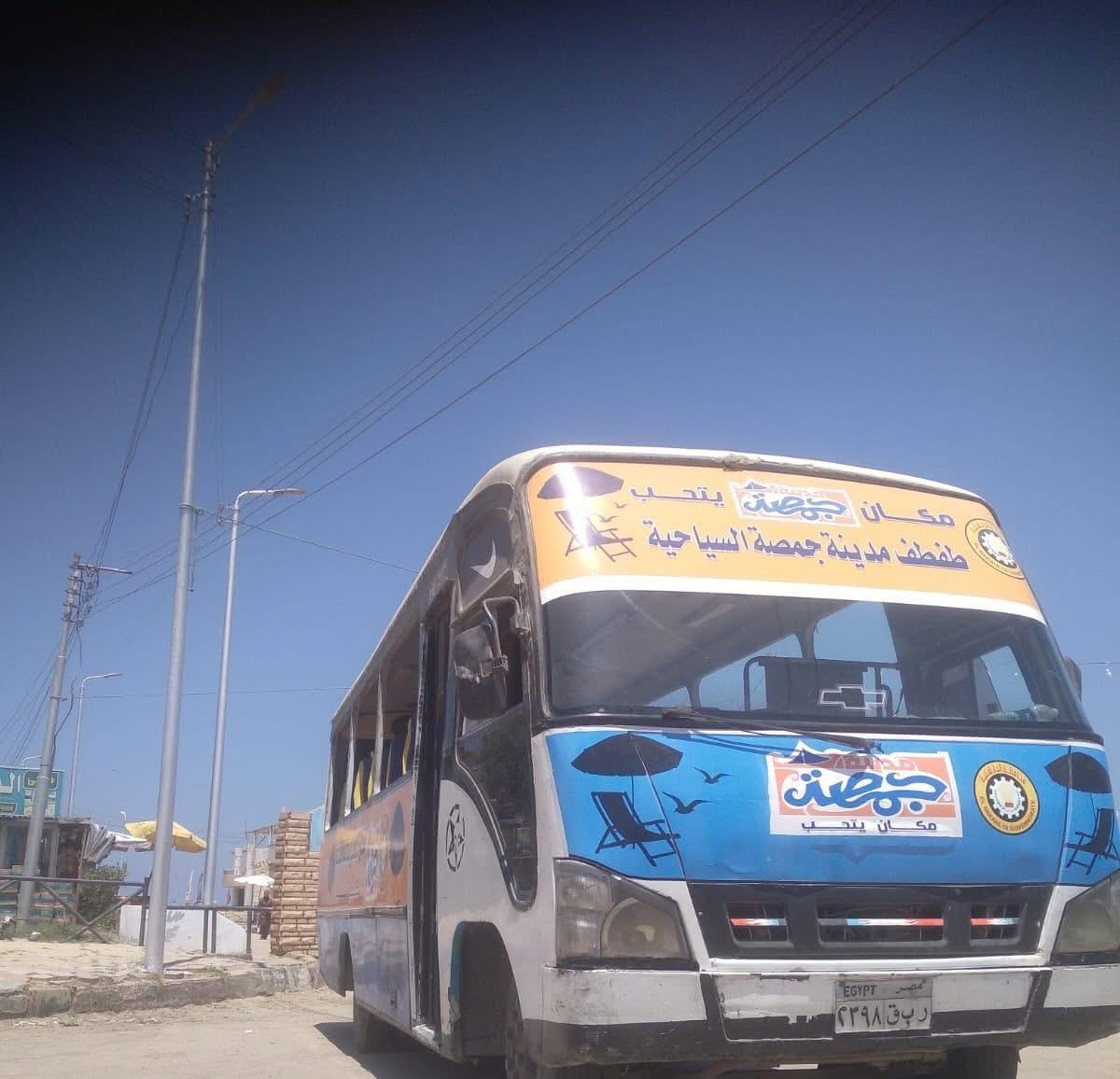 تشغيل خط سرفيس داخلي جديد لخدمة أهالي مدينة الشيخ زايد بجمصة