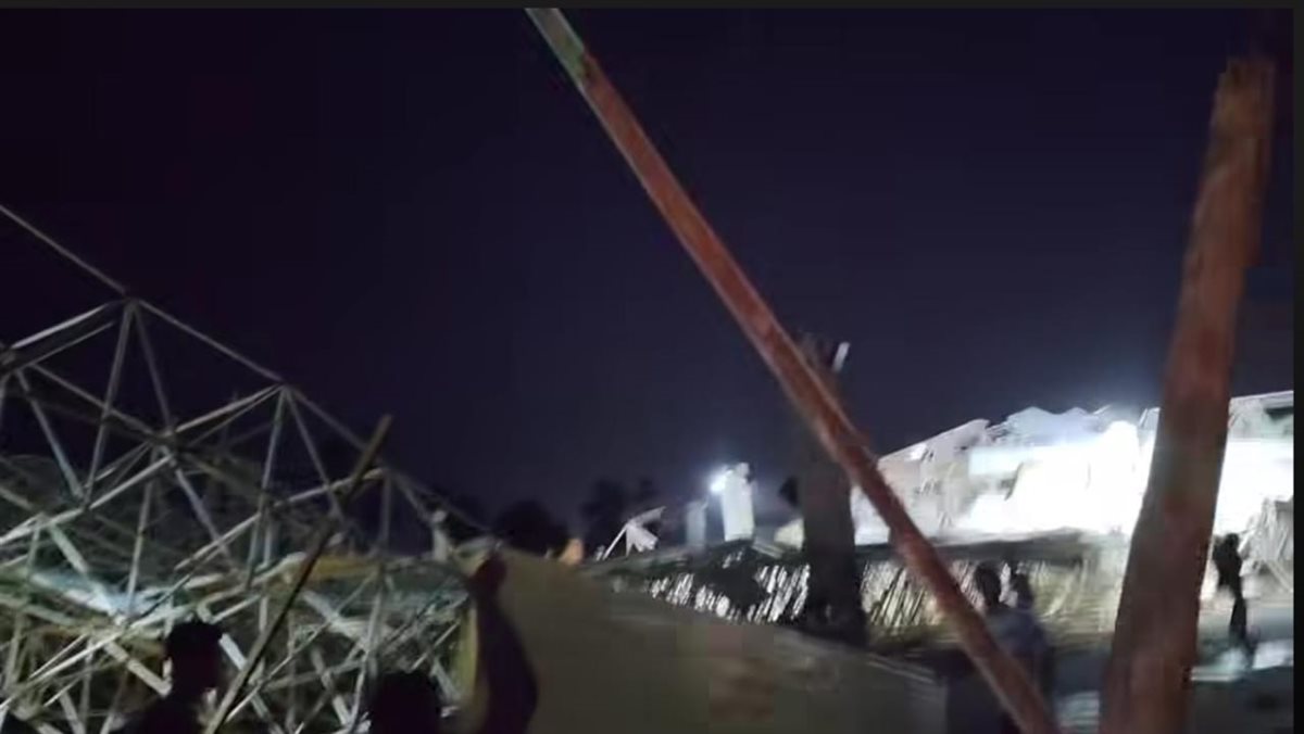 سقوط دندات موقف نجع حمادي  الجديد بقنا