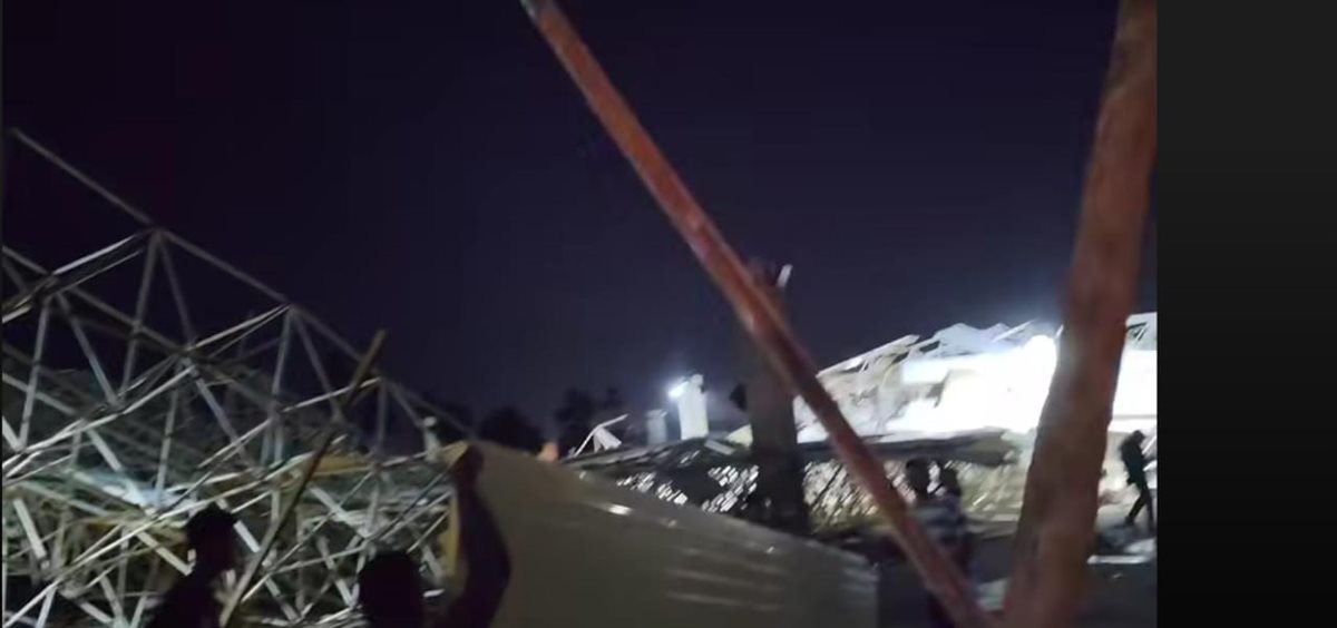 سقوط دندات موقف نجع حمادي  الجديد بقنا