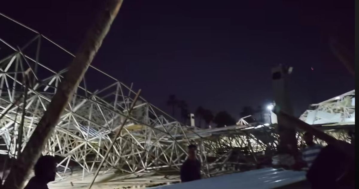 سقوط دندات موقف نجع حمادي  الجديد بقنا