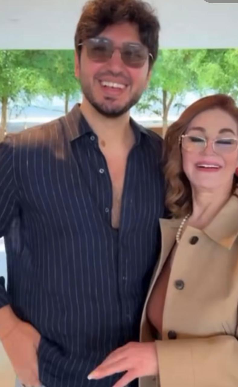 ميادة الحناوي بعد غياب  رفقة نجل فضل شاكر