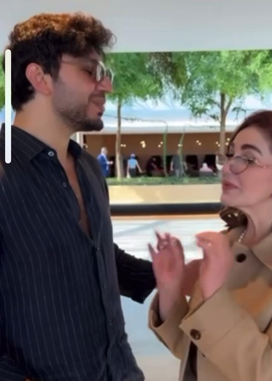 ميادة الحناوي بعد غياب  رفقة نجل فضل شاكر