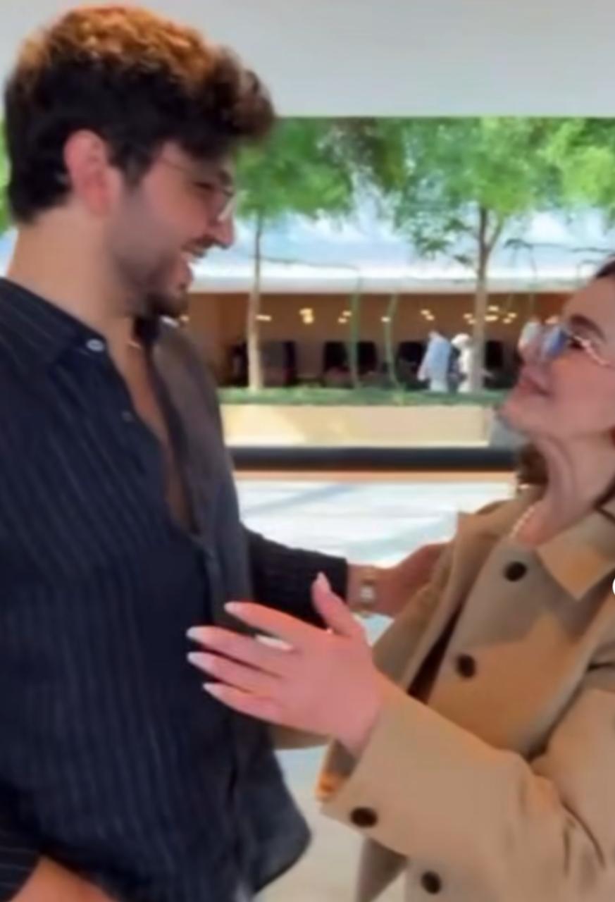 ميادة الحناوي بعد غياب  رفقة نجل فضل شاكر