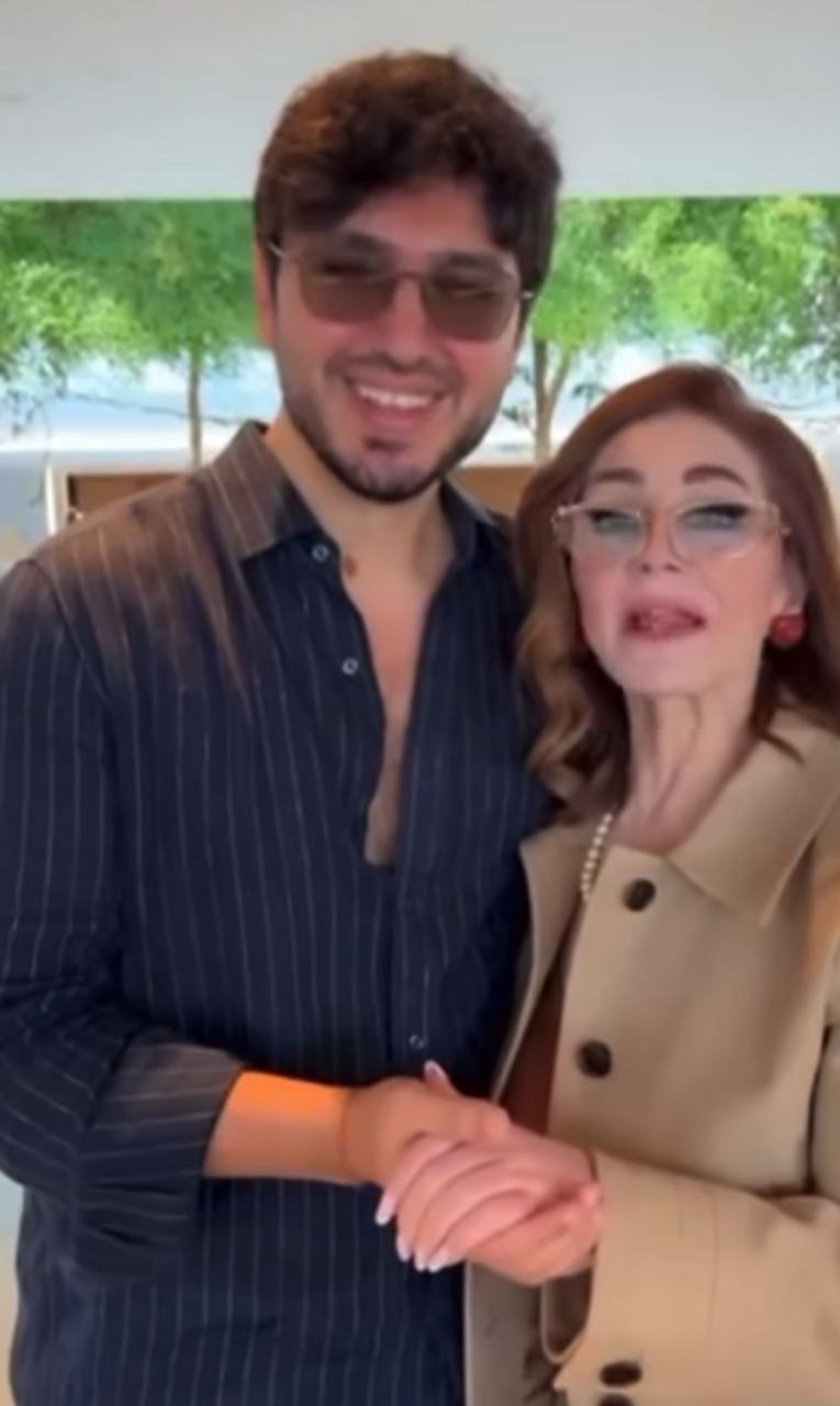 ميادة الحناوي بعد غياب  رفقة نجل فضل شاكر