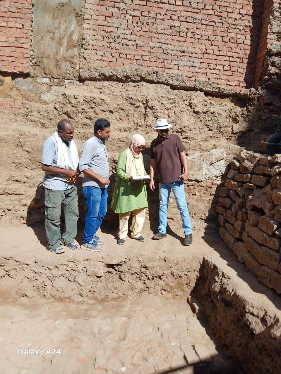 أعمال البعثة المصرية السويسرية بأسوان 