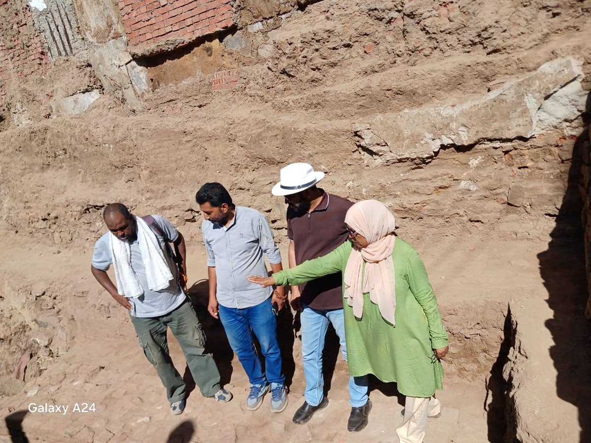 أعمال البعثة المصرية السويسرية بأسوان 