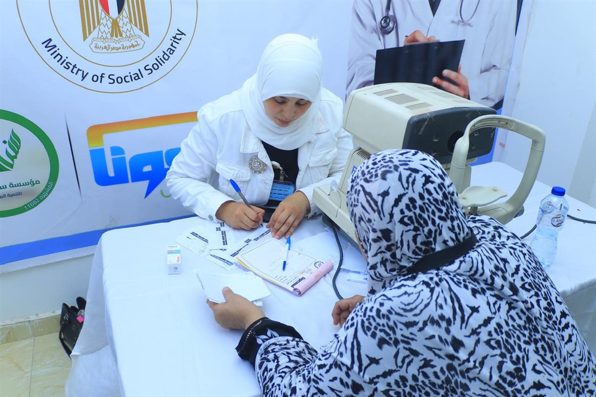 التضامن تطلق قافلة تنموية بمنطقة حدائق أكتوبر  