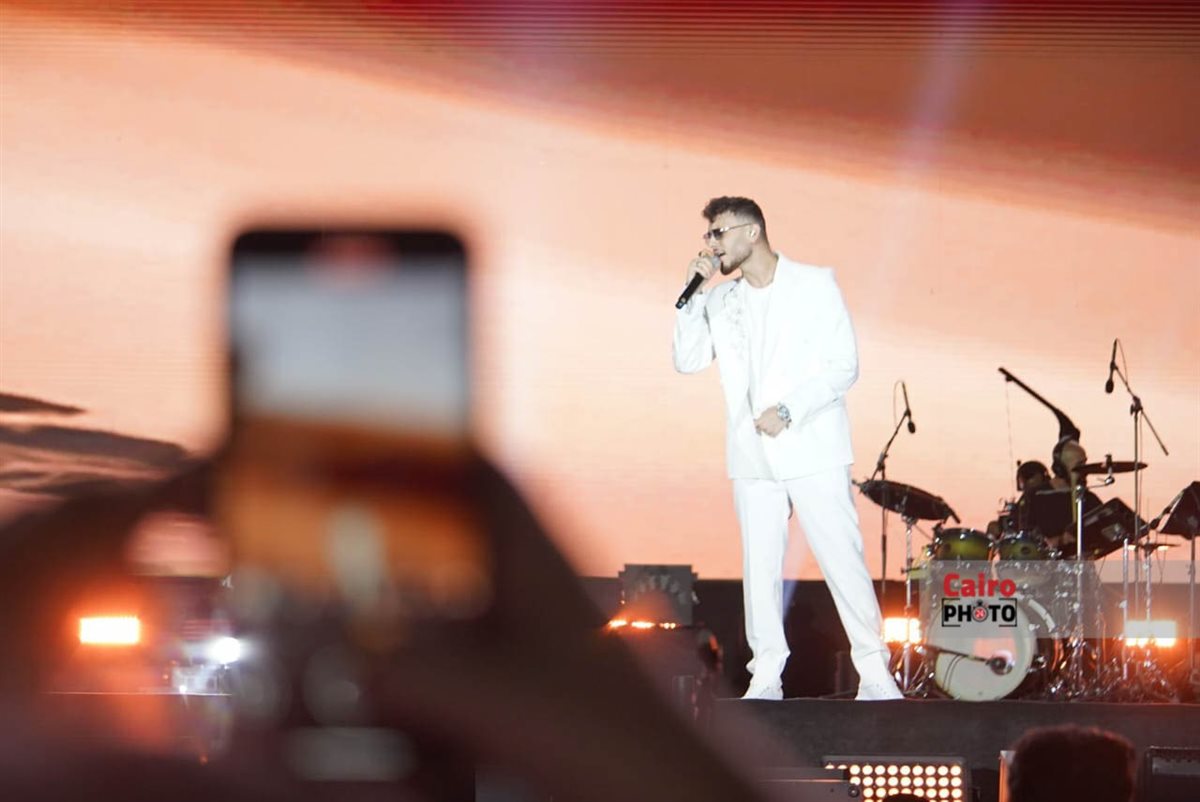 الشامي يشعل حفله الأول في مصر بمهرجان العلمين الجديدة